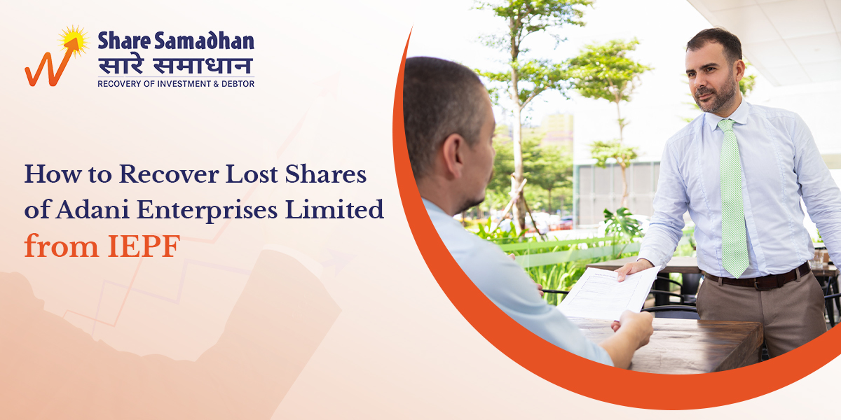 How to Recover Lost Shares of Adani Enterprises Limited from IEPF