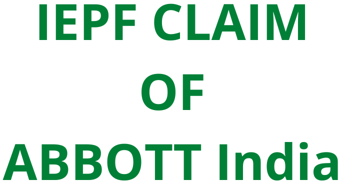 IEPF claim of  ABBOTT INDIA LTD shares / unclaimed dividend of ABBOTT INDIA LTD shares?