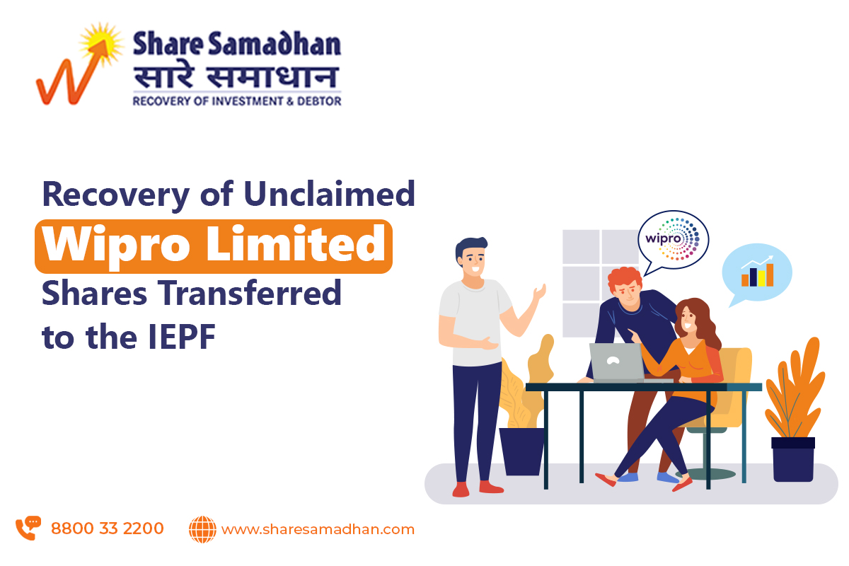 Recovery of Unclaimed Wipro Limited Shares Transferred to the IEPF