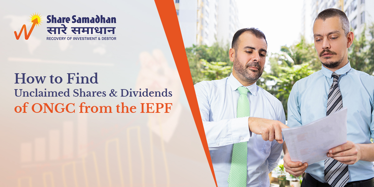 How to Find Unclaimed Shares & Dividends of ONGC from the IEPF