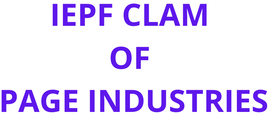 IEPF claim of  PAGE INDUSTRIES LTD shares / unclaimed dividend of PAGE INDUSTRIES LTD shares?